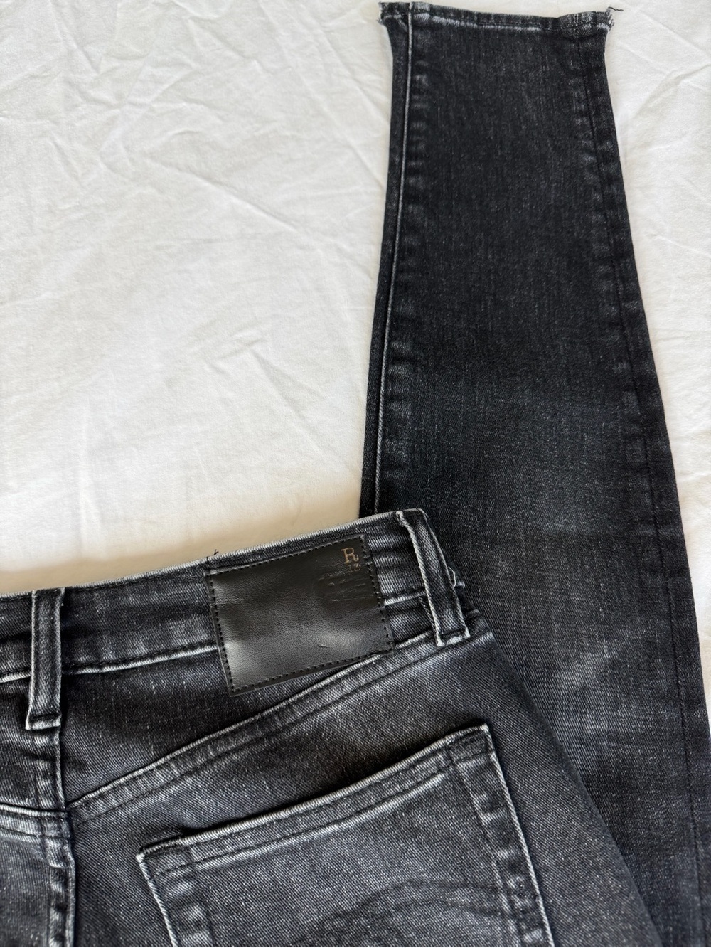 R13 Alison Skinny Black Jeans - Picture 8 of 8